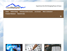 Tablet Screenshot of newlifewebsite.com